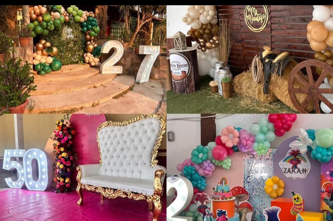 Decoración de salón para boda